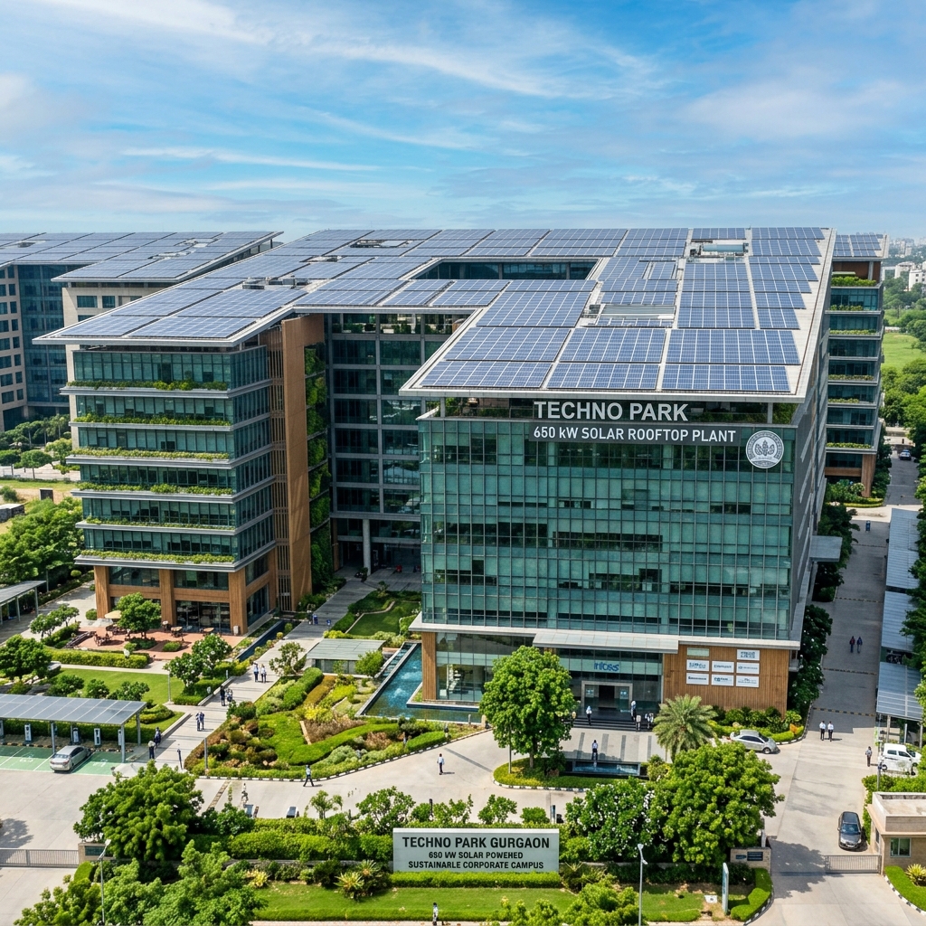 650 kW Rooftop Plant Haryana